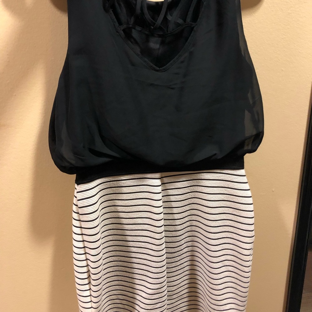 Scoop back mini dress
